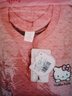 Hello Kitty女童保暖內衣套裝棉加絨加厚兒童秋衣秋褲寶寶秋冬秋衣套裝 【加絨深冬款】深粉 55402 150 適合145-155cm 曬單實(shí)拍圖
