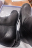 金利來(lái)（Goldlion）女靴秋冬低跟圓頭牛皮平底短筒時(shí)裝靴女G637440103黑色36 曬單實(shí)拍圖