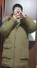君羽戶外羽絨服男中長款男士800蓬工裝服派克服加厚防水鵝絨服D52071 深卡其-男女款 2XL 推薦女161-170斤/男181-195斤 曬單實(shí)拍圖