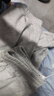 杰克·瓊斯（JACK&JONES）25年男裝法斗犬刺繡潮流合體束腳秋季衛褲男士薄款休閑運動(dòng)褲子 G41淺花灰色 32 175 32 曬單實(shí)拍圖
