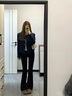 羅蒙（ROMON）小個子香風新中式黑色外套女秋冬季2025新款高級感超好看短款 黑色 L -105-115斤拍 曬單實拍圖