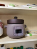 美的（Midea）電燉鍋電燉盅電砂鍋 陶瓷煲湯鍋紫陶燉湯鍋 燕窩燉盅煮粥鍋電煮鍋嬰兒輔食鍋2L隔水快燉MD-DGE2056 曬單實(shí)拍圖