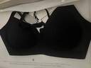 NEIWAI內外優(yōu)選網(wǎng)紗拼接貼合三角杯文胸內衣女無(wú)鋼圈無(wú)痕胸罩聚攏舒適 黑色 （店長(cháng)推薦） S 曬單實(shí)拍圖
