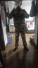 律盾迷彩服套裝勞保服男耐磨作訓服工作服軍訓服訓練服工地服汽修服 廢墟迷彩套裝【上衣+下褲】 XL/175（適合125-145斤） 曬單實(shí)拍圖