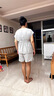 皮爾卡丹（pierre cardin）時(shí)尚女套裝夏季2025新款大碼高腰顯瘦寬松休閑短褲洋氣減齡兩件套 灰色棉麻短褲兩件套裝 2XL (建議125-135斤)【高端 曬單實(shí)拍圖