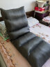 雅美乐 懒人沙发单人座垫飘窗椅 床上靠背小沙发 深灰色YS226 实拍图