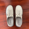 達芙妮軟底小白鞋女板鞋2026春夏季新款平底休閑鞋女單鞋學(xué)生百搭女鞋 米灰 40 曬單實(shí)拍圖