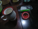 默然諾爾痰盂水杯陶瓷創(chuàng)意搞怪馬克杯稀奇古怪杯子馬桶式尿壺夜壺茶杯 【品質(zhì)款】紅色痰盂杯帶蓋杯刷 420L 曬單實拍圖