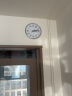 丽声(RHYTHM)挂钟客厅表卧室办公室静音挂表现代简约创意时钟欧式时尚圆形石英钟家居钟表36cm银色CMG494BR19 实拍图