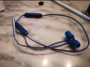 JBL C135BT 无线蓝牙耳机 入耳式带麦通话 跑步运动颈挂式磁吸收纳 通用苹果安卓手机 梦幻蓝 实拍图