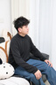 KOLON SPORT/可隆內搭高領(lǐng)長(cháng)袖 男子戶(hù)外休閑T恤微拉絨通勤上衣- LHRT4WT549-BK 黑色 XL (180/100A) 曬單實(shí)拍圖