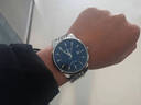 米亞達男士手表機械風(fēng)格全自動(dòng)防水夜光瑞士品質(zhì)商務(wù)品牌雙日歷石英男表 本鋼黑面鋼帶 40mm 曬單實(shí)拍圖