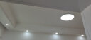爱沐森（AIMUSEN） 爱沐森 筒灯射灯led天花灯嵌入式客厅全套洞灯超薄三色调光筒灯 5W全铝白+银(开孔6.5-9cm)白暖光 实拍图