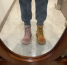 Dickies女士马丁靴高帮时尚情侣靴百搭工装靴女 粉色 男女款-39  实拍图