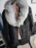 凱撒（KAISER）真皮羽絨服女狐貍毛領(lǐng)綿羊皮女士真皮皮衣白鴨絨外套韓版時(shí)尚女裝 灰領(lǐng) 2XL 曬單實(shí)拍圖