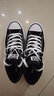 匡威（Converse）ALL star 經(jīng)典休閑鞋情侶鞋中幫帆布鞋男女鞋學生運動鞋加厚款 A00811C 黑色 41 /7.5 曬單實拍圖