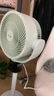庫(kù)思特 Kusite空氣循環(huán)扇果嶺電風(fēng)扇落地扇家用搖頭對(duì)流靜音風(fēng)扇臺(tái)立兩用直流電扇節(jié)能變頻臺(tái)扇 煙雨綠智能電子款 曬單實(shí)拍圖