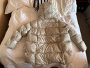麥檬MM商場(chǎng)同款24冬新品90鴨絨泡芙羽絨服外套短款黑白5FA281161 米白5FA281161 160/84A/M （125-140斤） 曬單實(shí)拍圖