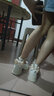 ACLNX瑪麗珍女鞋2024秋冬季新款單鞋法式粗跟小皮鞋厚底配裙子高跟鞋女 米白色【升級(jí)版】 39 曬單實(shí)拍圖
