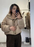 佰藍嬌小香風(fēng)羽絨服女短款2025冬季女裝新款高端時(shí)尚小個(gè)子90白鴨絨外套 卡其 M 曬單實(shí)拍圖