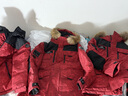 波司登（BOSIDENG）冬季極寒羽絨服鵝絨于適同款男女情侶款短款大毛領(lǐng)外套 【新年紅】紅運當頭9BW5 3XL 185/104A 體重約160斤-180斤 曬單實(shí)拍圖