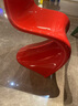 Vitra【現貨】 Panton潘通椅正版家用餐椅靠背座椅休閑椅子進(jìn)口 紅色 曬單實(shí)拍圖