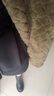 阿瑪施（AMASS）女裝新款綿羊毛壓褶休閑短褲女5100311 黑 M (3碼) 曬單實(shí)拍圖