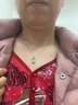 朵菲（Duofei）【鉑白金+天然海藍寶】鉆石項鏈女飾品送女友送老婆生日禮物 鉑白金吊墜+鉑白金鏈【可刻字】 曬單實(shí)拍圖