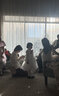 apfelbaum女童禮服花童白紗婚紗裙小女孩生日公主裙長(cháng)袖兒童鋼琴演出服秋冬 A9162白色常規款 130cm 曬單實(shí)拍圖