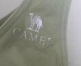 骆驼（CAMEL）运动文胸跑步瑜伽健身内衣女款针织背心 A7S1QL9117 橄榄绿 S 实拍图