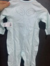 好孩子（gb）嬰兒衣服冬季新生兒連體衣兒童外出服嬰幼兒爬服寶寶套裝連身衣 淺綠【全棉A類】【長袖連身衣】 均碼 66碼[年齡3-6個(gè)月] 曬單實(shí)拍圖