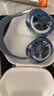 絲睿奇適用蘋(píng)果AirPods Max保護套TPU軟殼藍牙耳機頭戴式外殼airpodsmax耳罩橫頭梁保護殼復古風(fēng)配件裝飾 藍色 airpodsmax 曬單實(shí)拍圖