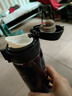 棠磊彈跳保溫杯蓋子通用配件水壺杯蓋杯子防漏密封圈水杯替換蓋350500 黑色彈跳蓋(一個裝) 曬單實拍圖