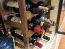 森之蕴酒架格子红酒架摆件葡萄酒架红酒格小型实木酒架展示架家用 四层12瓶酒架 实拍图