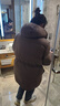 Teenie Weenie小熊女裝簡(jiǎn)約收腰羽絨服冬季學(xué)院風(fēng)休閑連帽外套上衣 棕色 L (170) 曬單實(shí)拍圖