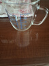 海燕之天高硼硅玻璃量杯帶刻度透明測量杯量水杯兒童牛奶杯微波爐耐熱 A款250毫升帶蓋 曬單實(shí)拍圖