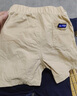 嘟嘟家男童短褲夏季兒童褲子夏裝寶寶五分褲小童童裝休閑男寶寶中褲 淺卡其 90 曬單實(shí)拍圖