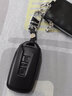 卡先生適用于2023款大眾途銳鑰匙包真皮 19-22款大眾途銳汽車(chē)鑰匙套包扣 新途銳至尊黑+A款扣 曬單實(shí)拍圖