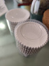 卡萊恩（KALAIEN） 耐高溫烤箱小蛋糕紙杯防油紙不沾紙托家用馬芬杯雪媚娘烘焙工具 白色- 100只 曬單實(shí)拍圖