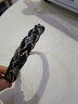 伊黛兒歐根紗水鉆麻花辮發(fā)箍女夏頭箍外出發(fā)卡高級感百搭生日禮物送老婆 黑色發(fā)箍F2588黑 曬單實(shí)拍圖