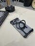 Eary【液態(tài)金屬殼】適用蘋果iphone15promax手機(jī)殼無(wú)邊框鏤空散熱異形骨架保護(hù)角墊帶磁吸旋轉(zhuǎn)支架新款 黑色【旋轉(zhuǎn)磁吸支架/無(wú)邊框裸感/鏤空散熱】 蘋果15pro 曬單實(shí)拍圖