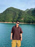 安初夏半拉鏈polo領短袖t恤男士休閑套裝夏季男裝三件套日系穿搭配衣服 棕色外衣+棉短T+卡其長K XL 【推薦120-140斤】 曬單實拍圖