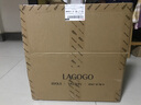 lagogo方領(lǐng)甜美法式中長裙女拉谷谷白色氣質(zhì)夏季新款淑女風連衣裙 米白色(V2) M 160/38 曬單實拍圖