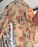 猫人【A级防螨抗菌纯棉】女士睡衣女夏印花简约撞色开衫粉红色2XL 实拍图
