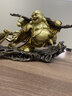 八瑞祥彌勒佛像供奉家用擺件客廳玄關(guān)擺件辦公室開(kāi)業(yè)禮品笑佛銅像大號古茶銅色切金 曬單實(shí)拍圖