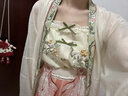 十三余小豆蔻兒[花月之神]繡花對襟長(cháng)衫刺繡吊帶褶裙刺繡宋制漢服女夏 褶裙(含配飾)   現貨 S 曬單實(shí)拍圖