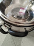 華生（Wahson） 家用多功能鑄鐵鍋電炒鍋電鍋加厚304不銹鋼籠屜電火鍋多功能電熱鍋電蒸鍋一體多功能電煎鍋蒸煮鍋 【304籠屜定時(shí)款】34cm一鍋一籠 曬單實(shí)拍圖
