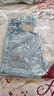 紫涵（ZIHAN）紫涵做舊卷邊刺繡牛仔短褲女2025年夏季新款松緊高腰藍(lán)色休閑熱褲 牛仔藍(lán) S 曬單實(shí)拍圖