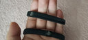 紳誠（GENSZ）袖箍袖帶臂環(huán)彈簧男女襯衫調酒師手環(huán)臂帶袖子防滑神器裝飾 黑色【一對裝】 曬單實(shí)拍圖