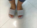安尚芬EVA軟底涼拖鞋男士夏季室內外家居浴室洗澡防滑情侶涼拖鞋女 灰色 42-43 正碼 曬單實(shí)拍圖